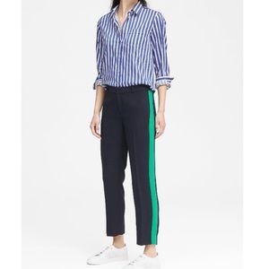 Banana Republic Avery Tux Stripe Pants Trouser
